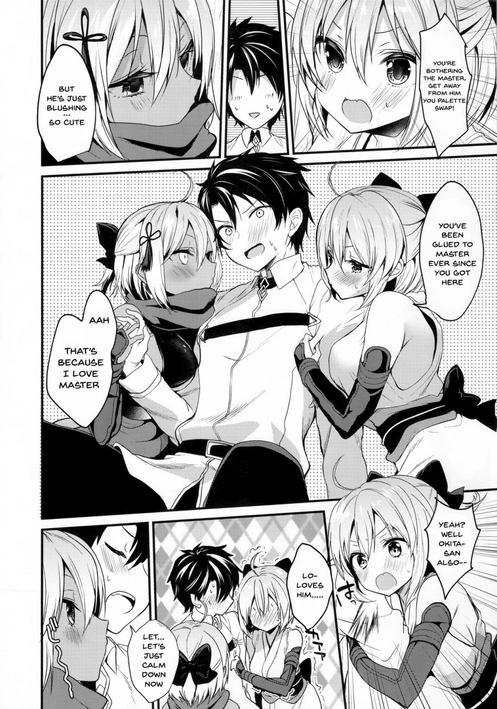 Hentai Manga Comic-Hatsujou Okita-chan And Yakimochi Okita-san-Read-4